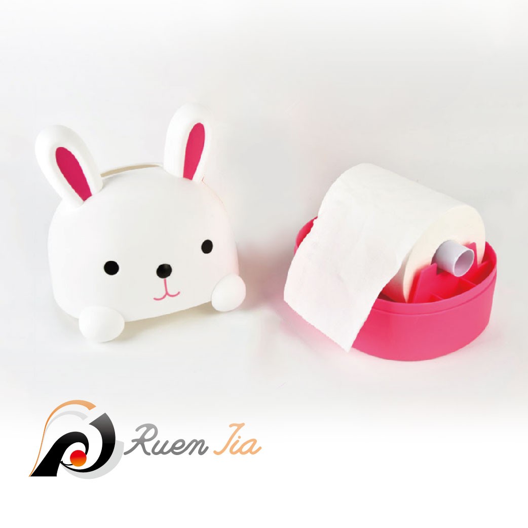 兔子紙巾筒/兔子面紙盒/中秋禮品